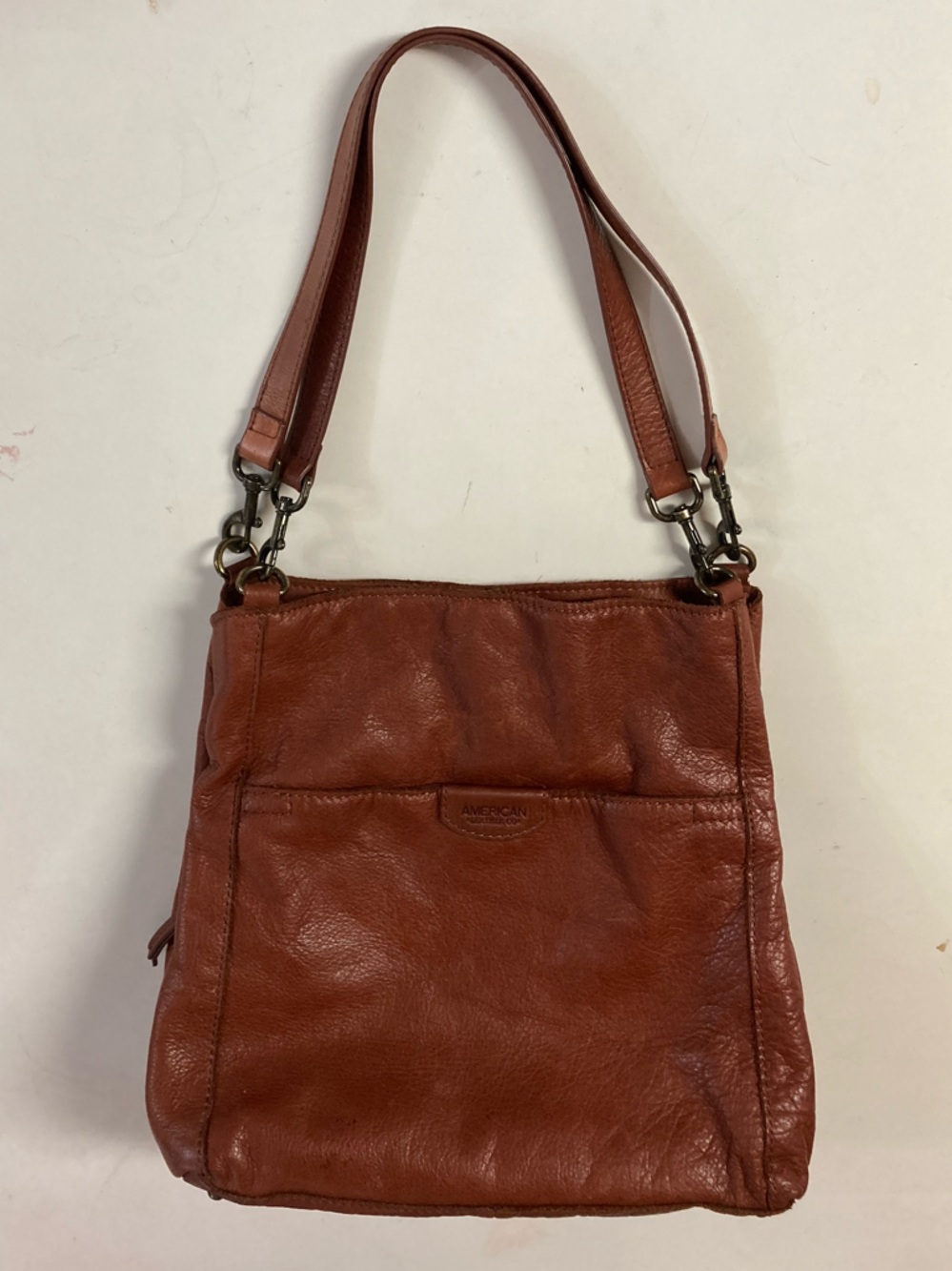 American Leather Co Austin Triple Entry Bucket